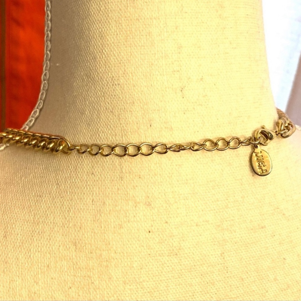 Lucia Vintage Style Orange Beaded Bib Statement Necklace 20β - Picture 7 of 7